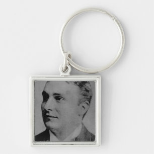 Portrait of Charles Spencer Chaplin, Sr Key Ring