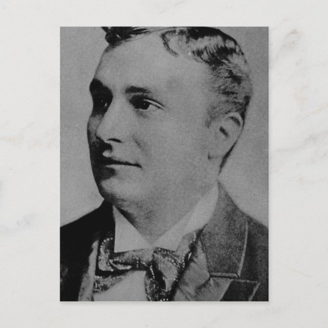 Portrait of Charles Spencer Chaplin, Sr Postcard (Front)