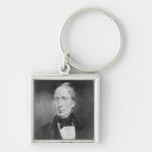 Portrait of Charles Sturt at the age of 54 Key Ring