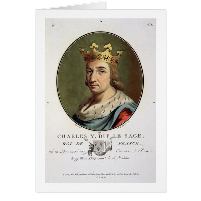 Portrait of Charles V, Called 'The Wise' King of F (Front)