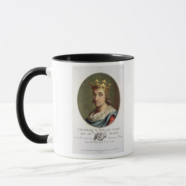 Portrait of Charles V, Called 'The Wise' King of F Mug (Left)
