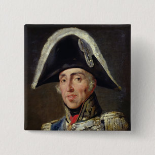 Portrait of Charles X 15 Cm Square Badge