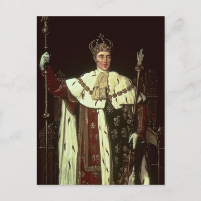 Portrait of Charles X of France, 1829 Postcard (Front)