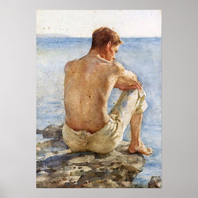 Portrait of Charlie Mitchell Poster (Front)