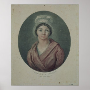 Portrait of Charlotte Corday after 1793 Poster
