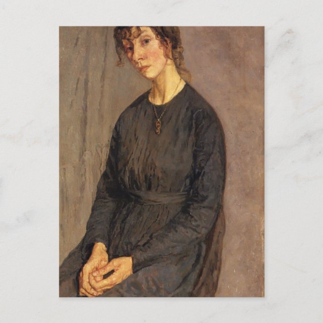 Portrait of Chloe Boughton-Leigh by Gwen John Postcard (Front)