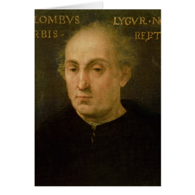 Portrait of Christopher Columbus (Front)
