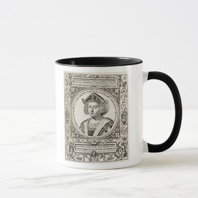 Portrait of Christopher Columbus Mug (Right)