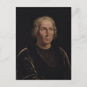Portrait of Christopher Columbus Postcard