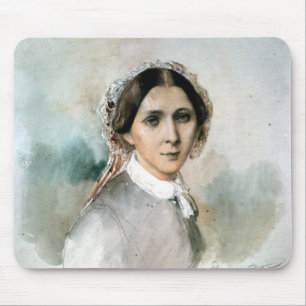Portrait of Clara Schumann 1853 Mouse Pad