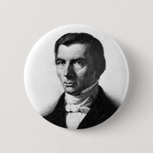 Portrait of Classical Liberal Frederic Bastiat 6 Cm Round Badge
