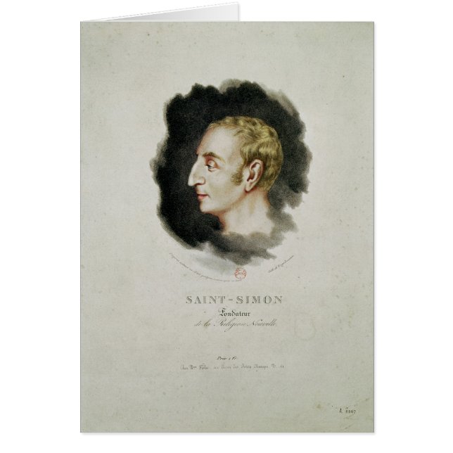 Portrait of Claude Henri de Rouvroy (Front)