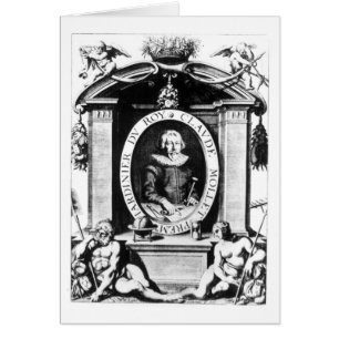Portrait of Claude Mollet, frontispiece to 'Theatr