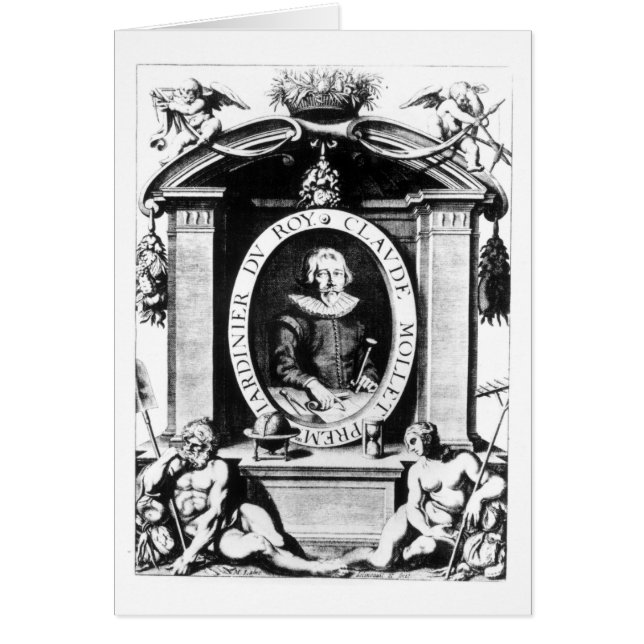 Portrait of Claude Mollet, frontispiece to 'Theatr (Front)