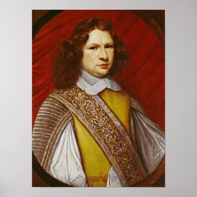 Portrait of Coeffier de Ruze d'Effiat  Marquis Poster (Front)