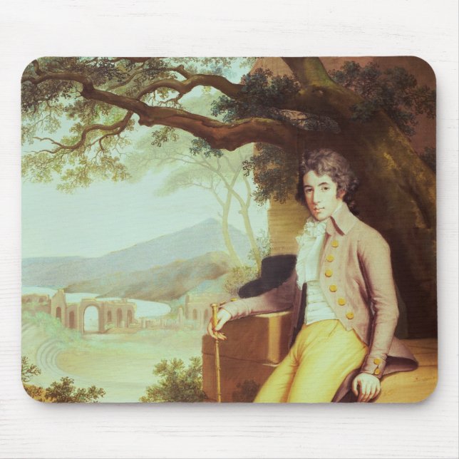 Portrait of Colonel David La Touche of Marcey Mouse Pad (Front)