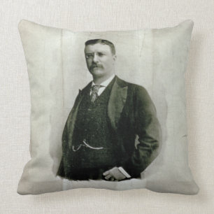 Portrait of Colonel Theodore Roosevelt (litho) Cushion