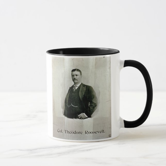 Portrait of Colonel Theodore Roosevelt (litho) Mug (Right)