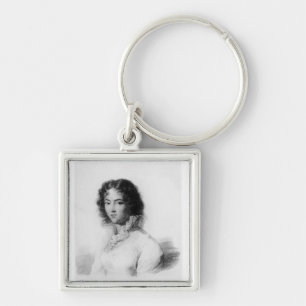 Portrait of Constanze Mozart 1828 Key Ring