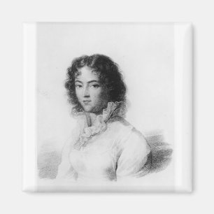 Portrait of Constanze Mozart 1828 Magnet