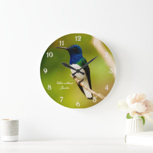 Portrait of Contemplation Round Clock