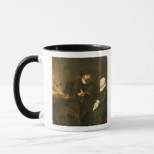 Portrait of Cornelius Anslo and his Wife, 1641 (oi Mug