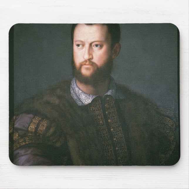 Portrait of Cosimo I de'Medici, 16th century Mouse Pad (Front)