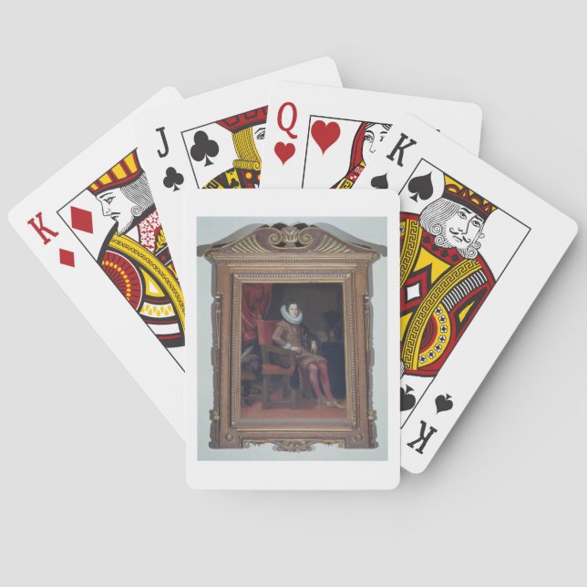 Portrait of Cosimo II de'Medici (1590-1621) (oil o Playing Cards (Back)