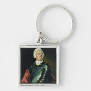 Portrait of Count Ernst Christoph von Manteuffel Key Ring