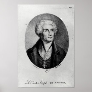 Portrait of Count Joseph de Maistre Poster