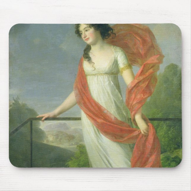 Portrait of Countess Theresia Fries , 1801 Mouse Pad (Front)