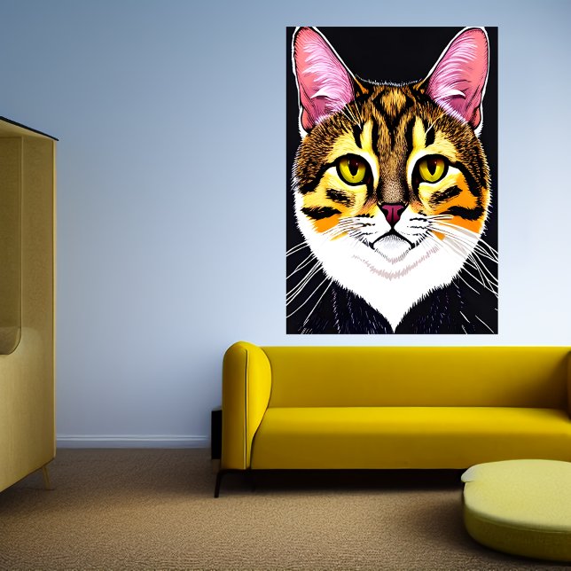 Portrait of cute cat | AI Art Poster (Creator Uploaded)