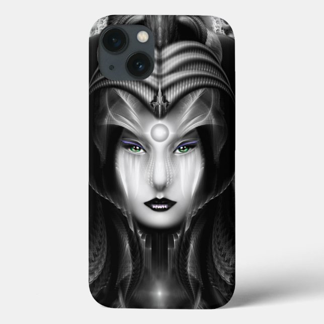 Portrait Of Cyiria Midnight iPad Case (Back)