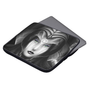 Portrait Of Cyiria Midnight Laptop Sleeve