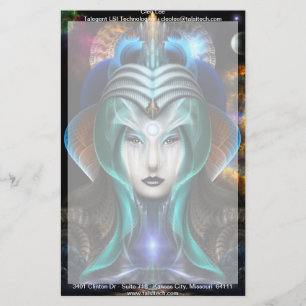 Portrait Of Cyiria Stationery