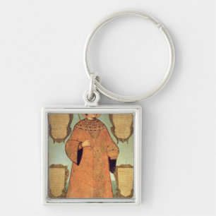 Portrait of Czar Fyodor Alexeevich Key Ring