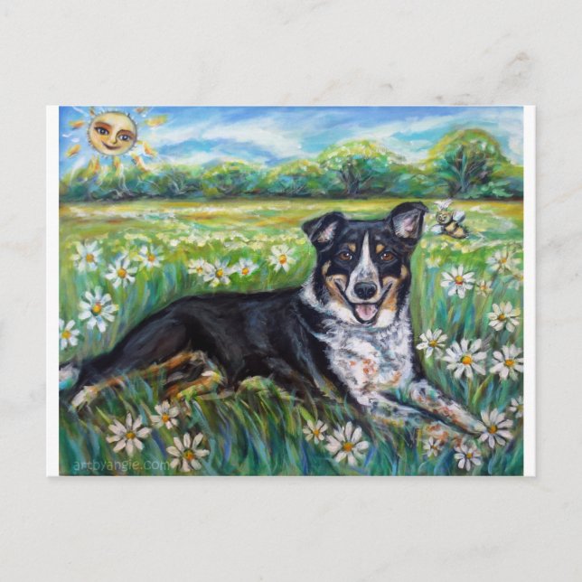 Portrait of Daisy 2 Postcard (Front)