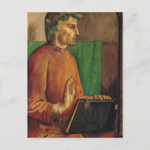 Portrait of Dante Alighieri , c.1475 Postcard