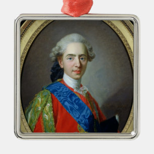 Portrait of Dauphin Louis of France Metal Tree Decoration