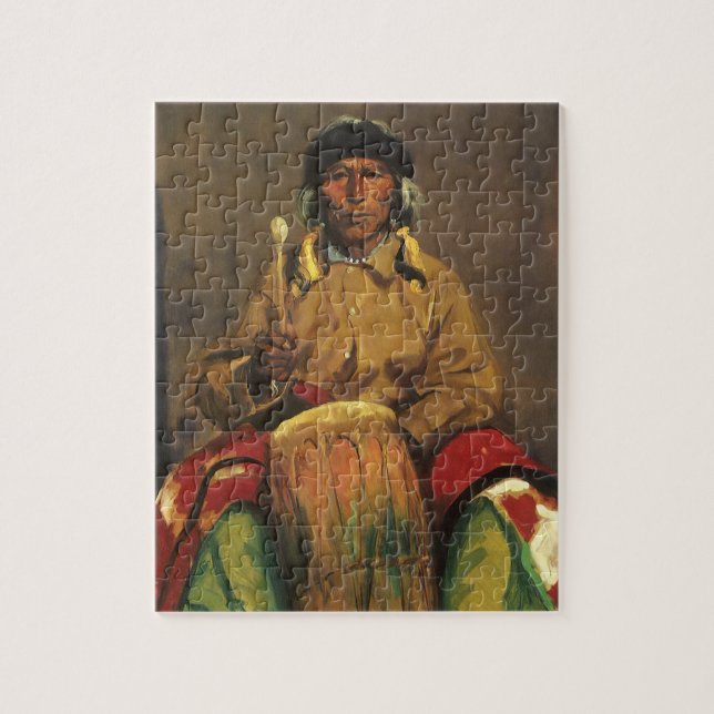 Portrait of Dieguito Roybal by Robert Henri Jigsaw Puzzle (Vertical)