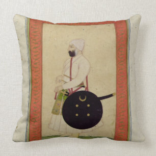 Portrait of Dilir Khan, c.1760, from the Large Cli Cushion