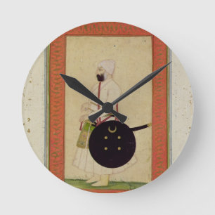 Portrait of Dilir Khan, c.1760, from the Large Cli Round Clock