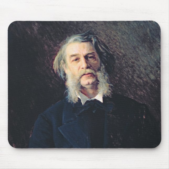 Portrait of Dmitri Vasilievich Grigorovich Mouse Pad (Front)