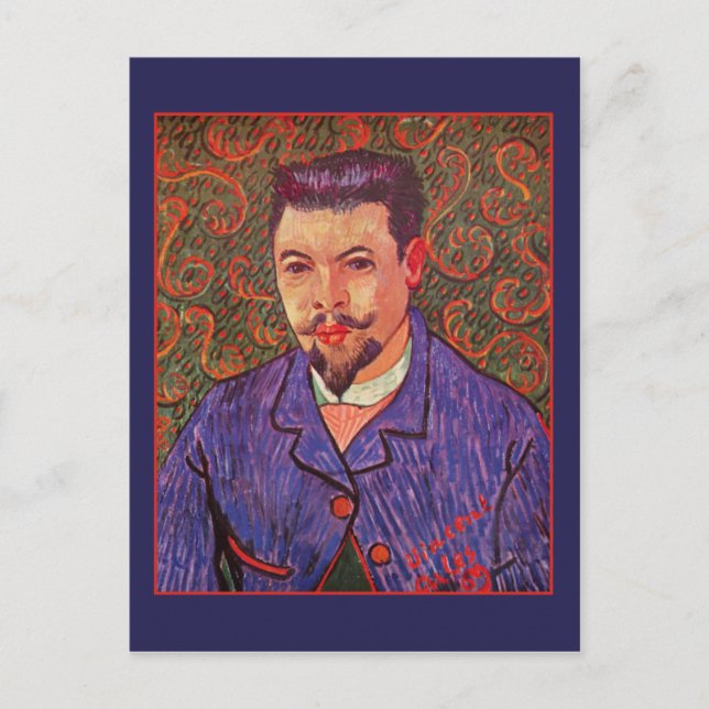 Portrait of Doctor Felix Rey by Vincent van Gogh Postcard (Front)