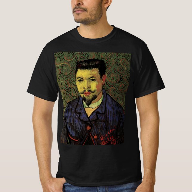 Portrait of Doctor Felix Rey by Vincent van Gogh T-Shirt (Front)