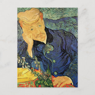 Portrait of Doctor Gachet by Vincent van Gogh Postcard