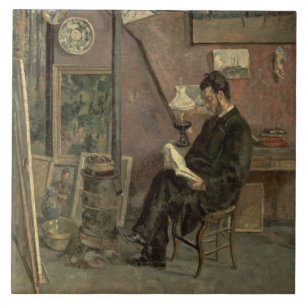 Portrait of Doctor Martinez, 1878 (oil on canvas) Ceramic Tile