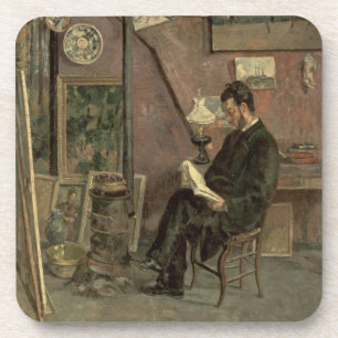 Portrait of Doctor Martinez, 1878 (oil on canvas) Coaster