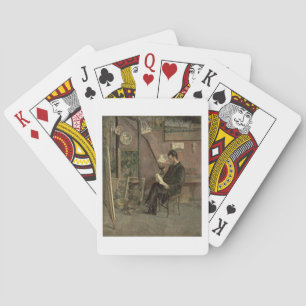 Portrait of Doctor Martinez, 1878 (oil on canvas) Playing Cards