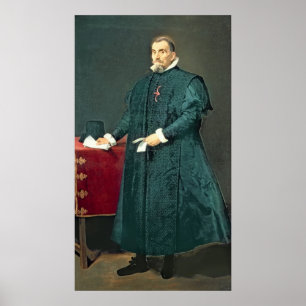 Portrait of Don Diego de Corral y Arellano Poster